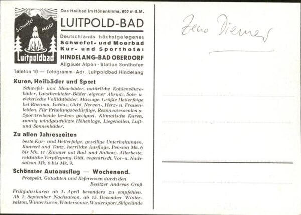 Diemer Zeno Litho Luitpoldbad Schwefel Moor – Bild 2