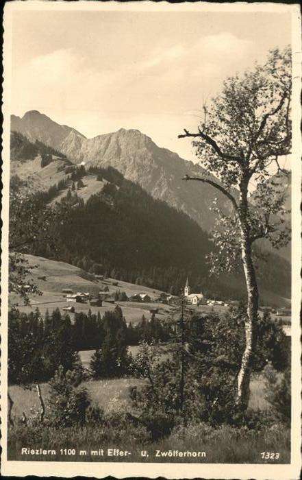 Riezlern Kleinwalsertal Vorarlberg Elfer Zwölferhorn