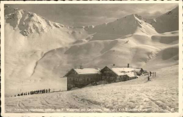 Schwarzwasserhuette Walsertal Grünhorn