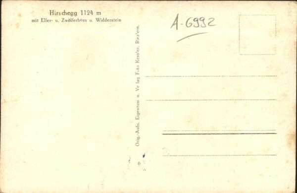 Hirschegg Kleinwalsertal Vorarlberg Eler Zwölferhorn Widderstein – Bild 2