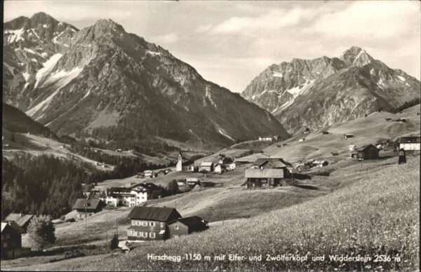 Hirschegg Kleinwalsertal Vorarlberg Elfer Zwölferkopf Widderstein