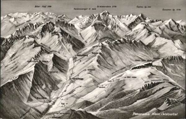 Walsertal Kleinwalsertal Klein Walsertal Panorama Biber Kopf