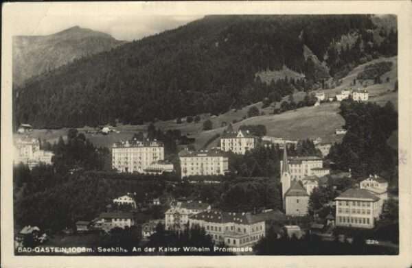 Bad Gastein Kaiser Wilhelm Promenade