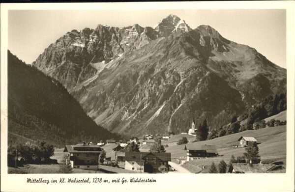 Mittelberg Kleinwalsertal Gr. Widderstein Walsertal