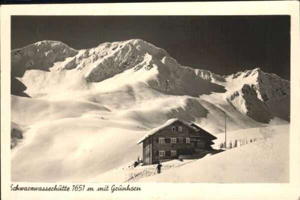 Schwarzwasserhuette Grünhorn Feldpost