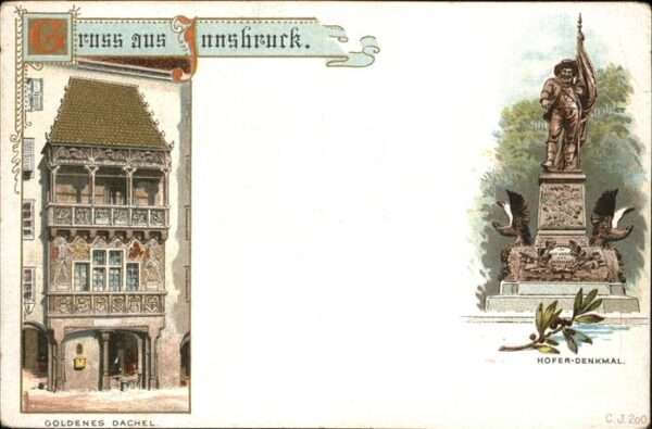 Innsbruck Hofer Denkmal Goldenes Dachl