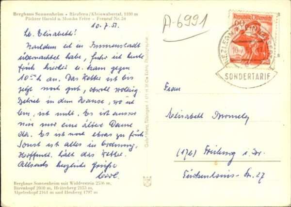 Riezlern Kleinwalsertal Vorarlberg Berghaus Sonnenheim – Bild 2
