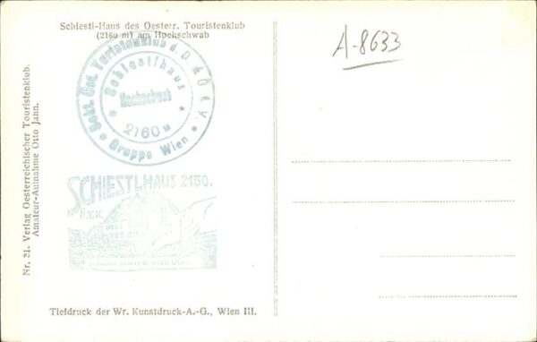 Hochschwab Schiestl Haus Touristenklub – Bild 2