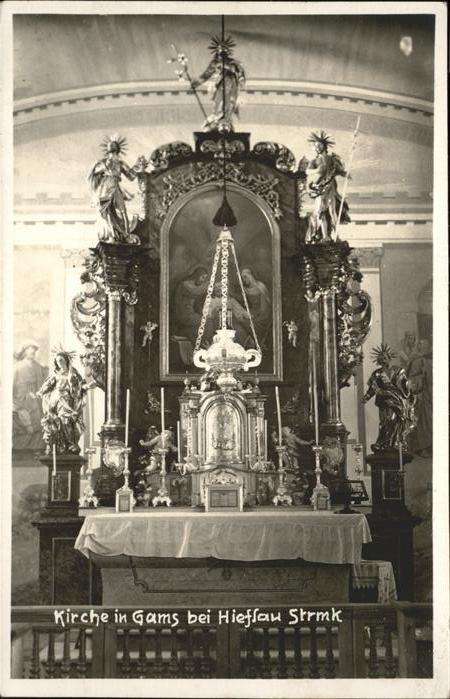 Gams Hieflau Kirche Altar Innen