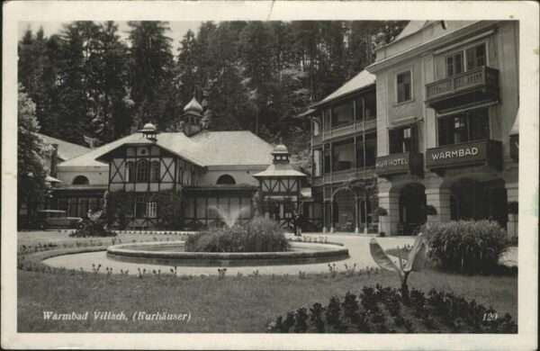 Villach Kaernten Warmbad Kurhäuser Brunnen