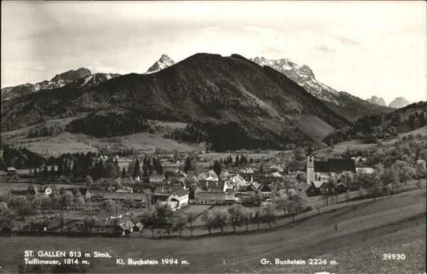 St Gallen Steiermark Kl. Buchstein Gr. Buchstein