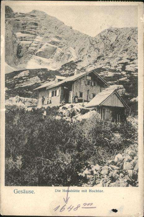 Gesaeuse Hesshütte Hochtor