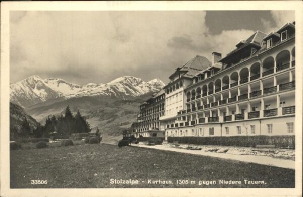 Stolzalpe Kurhaus Niedere Tauern