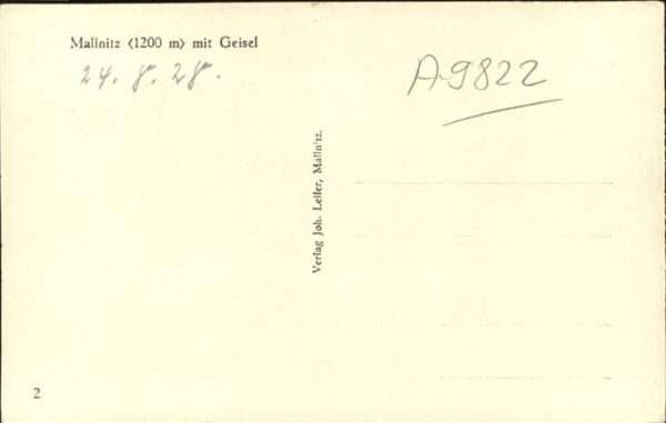 Mallnitz Kaernten Geisel – Bild 2