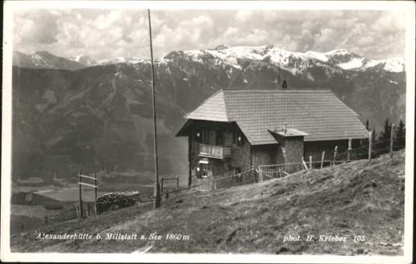 Millstatt Millstaettersee Alexanderhütte Berghütte