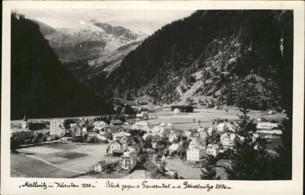 Mallnitz Kaernten Tauerntal Geiselspitze