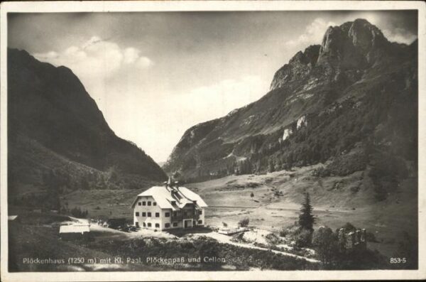 Ploeckenhaus Plöckenpass Cellon
