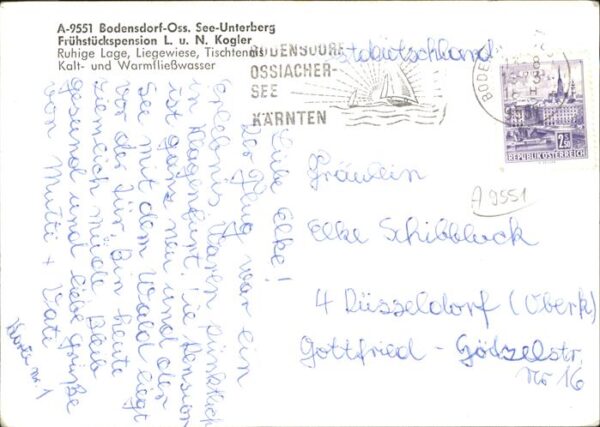 Bodensdorf Steindorf Frühstückspension N. Kogler – Bild 2