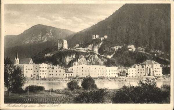 Rattenberg Tirol Teilansicht Rattenberg Schlossberg Burg