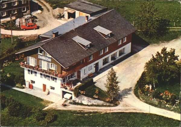 Hittisau Vorarlberg Pension Bals Luftaufnahme