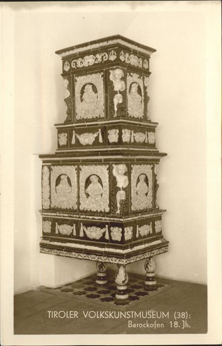 Kachelofen Barockofen Tirol Volkskunstmuseum