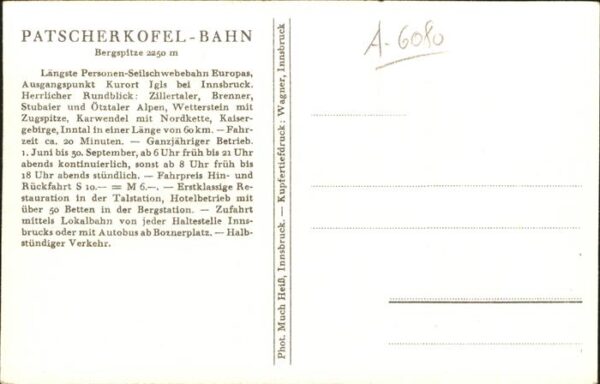 Seilbahn Patscherkofelbahn – Bild 2