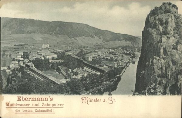 Werbung Ebermanns Mundwasser Zahnpulver Münster
