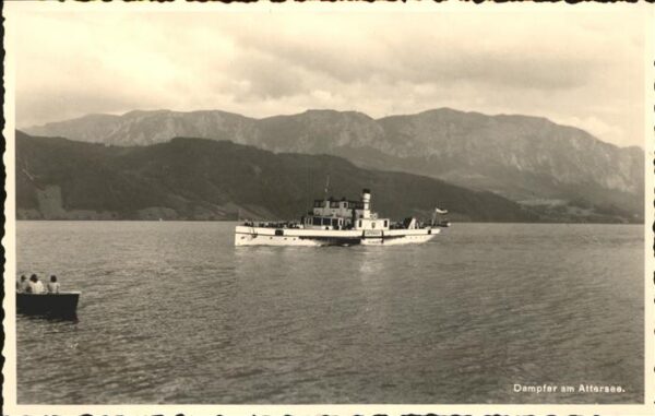 Dampfer Binnenschifffahrt Attersee