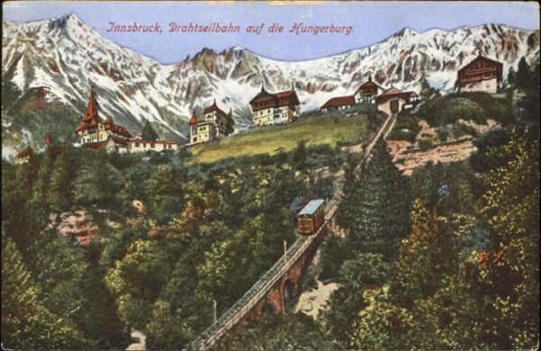 Bergbahn Innsbruck Drahtseilbahn Hungerburg