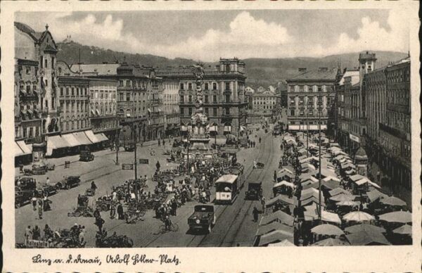 Strassenbahn Linz Donau A. H. Platz