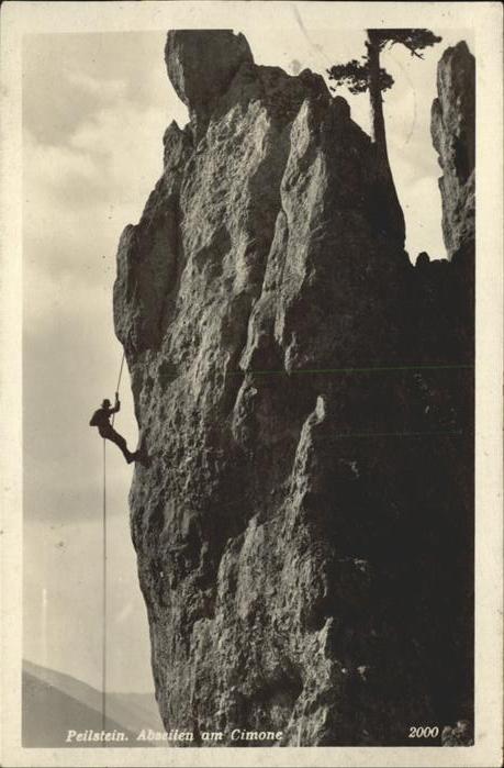 Bergsteigen Klettern Peilstein Cimone