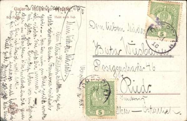 Kuenstlerkarte Nr 435 Bill Fisher Galerie Münchner Mei – Bild 2