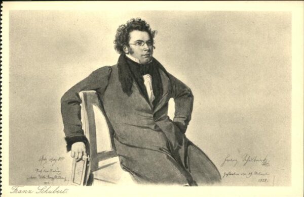 Schubert Franz Aquarell Wilhelm Rieder Nr 1250