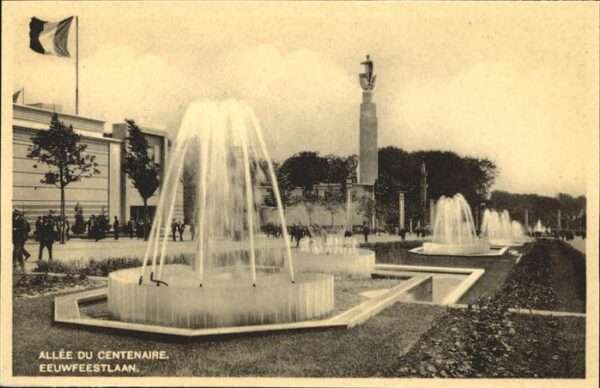 Exposition Bruxelles 1935 Allee du centenaire