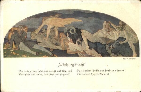 Events Walpurgisnacht Gemälde Auerbachs Keller