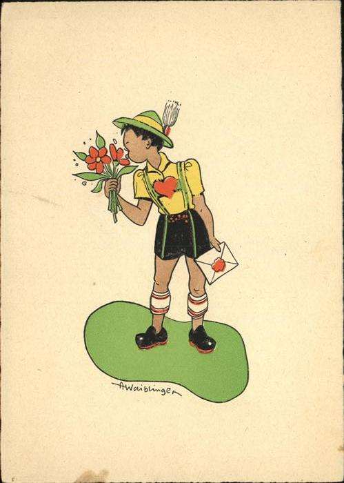 Kuenstlerkarte Nr 1280 1033 A Waiblinger