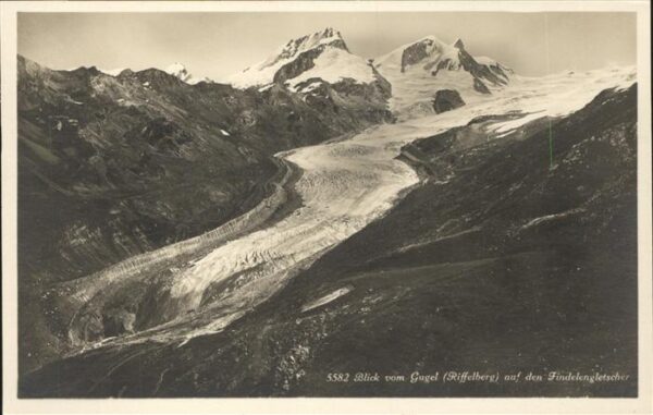Helvetia Schweiz Gugel Riffelberg Findelgletscher