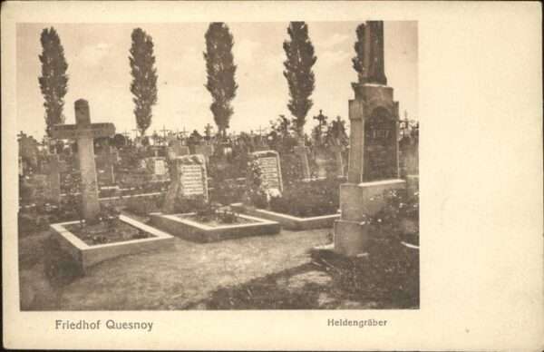 Tod Friedhof Quesnoy Heldengräber