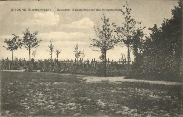 Tod Sisonne Nordfrankreich Soldatenfriedhof