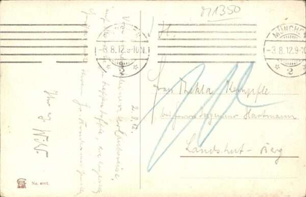Kuenstlerkarte Nr 4007 H Hanke Tirol – Bild 2