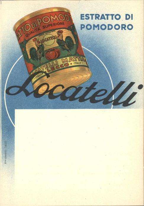 Werbung Reklame Locatelli estratto di pomodoro Tomatene