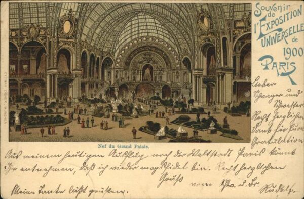 Exposition Universelle Paris 1900 Nef du Grand Palais