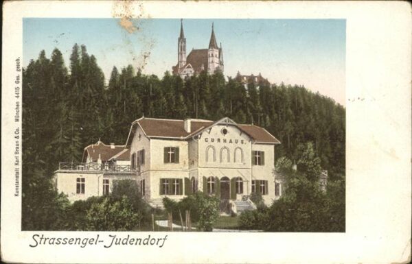 Verlag Braun Nr. 4415 Strassengel Judendorf Kurhaus