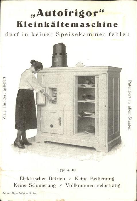 Werbung Elektrofrigor Kältemaschinen Berlin