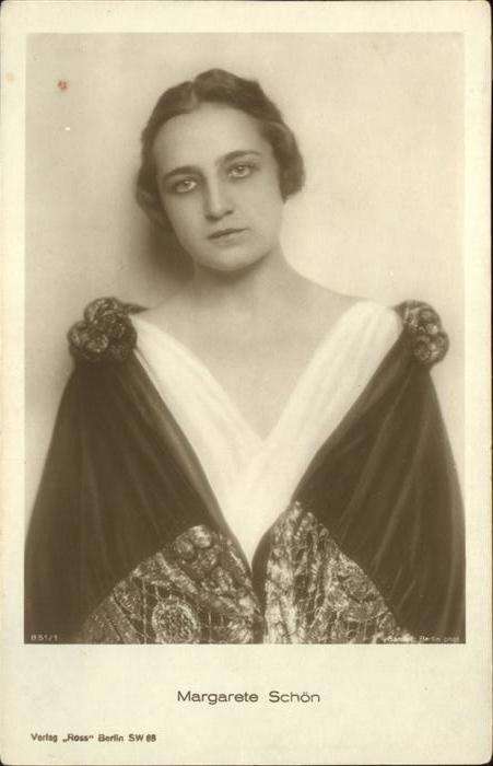 Verlag Ross Nr. 851/1 Margarete Schön