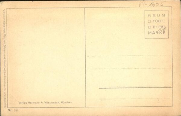 Kuenstlerkarte Nr 251 H Stalzer Mühlenrad – Bild 2