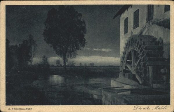 Kuenstlerkarte G Röckenwagner Wassermühle Nr 31