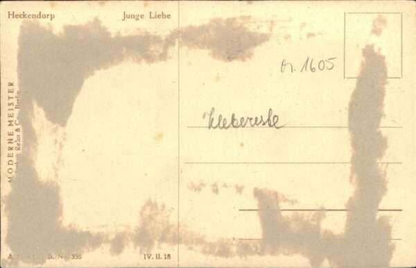 Kuenstlerkarte Nr 535 Heckendorp Wassermühle – Bild 2