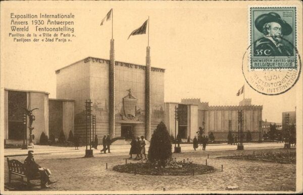 Exposition Internationale Anvers 1930 Pavillon de la Ville de Paris