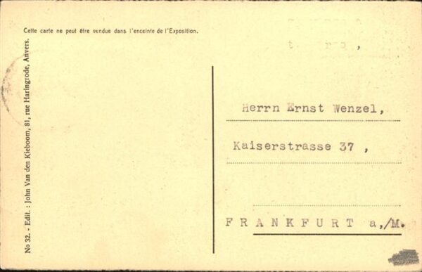 Exposition Internationale Anvers 1930 Pavillon de la Ville de Paris – Bild 2